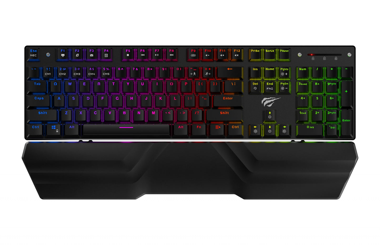 Teclado Gamer Mecanico Gamenote KB432L RGB Negro – imagen 5