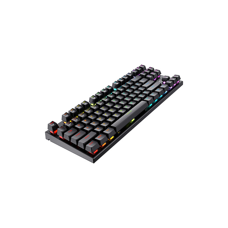 Teclado Gamer Mecanico Gamenote Rgb Kb857l Outemu Blue Negro – imagen 2