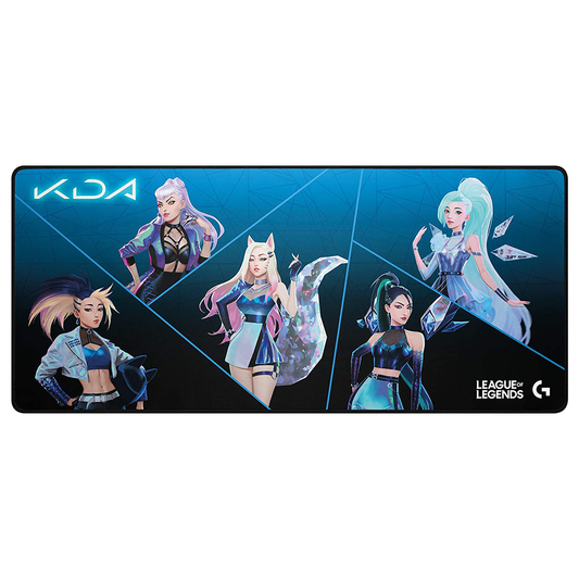 Mousepad Gamer Logitech G840 Xl Kda Lol 40x90 cm Negro
