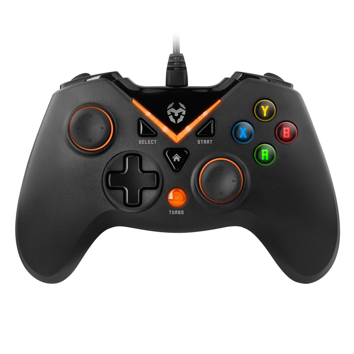 Control Joystick Usb Krom Key Wired Pc Ps3 Negro