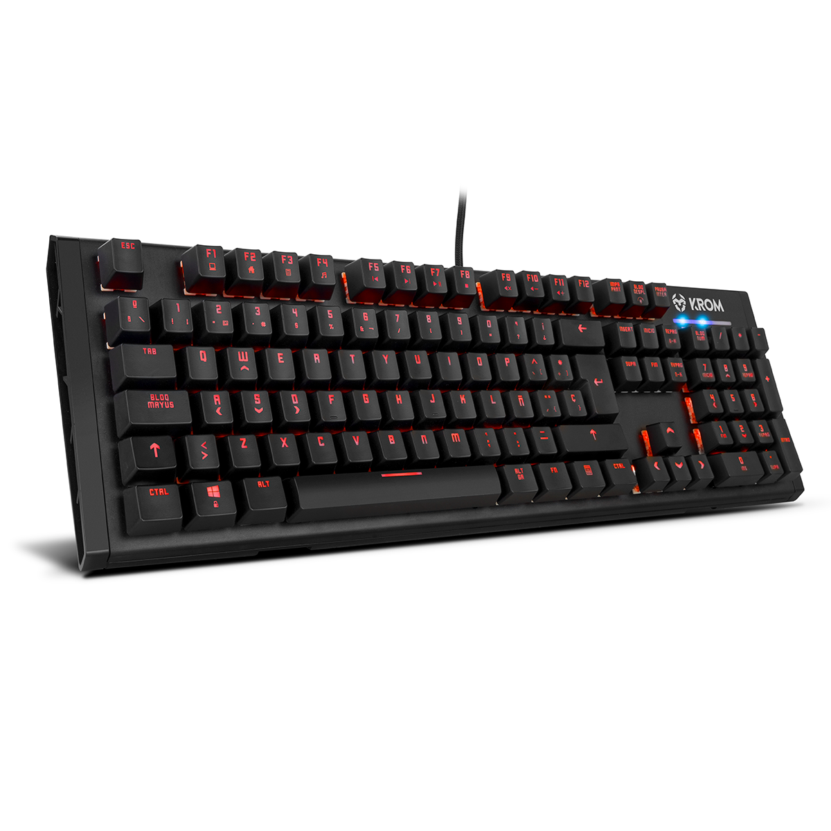Teclado Gamer Mecanico Krom Kempo Rgb Negro – imagen 2