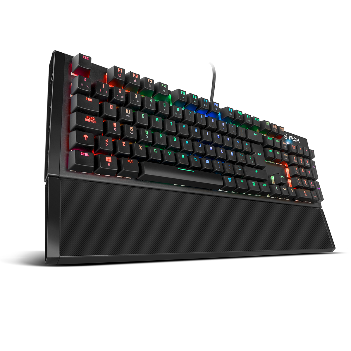 Teclado Gamer Mecanico Krom Kempo Rgb Negro – imagen 4