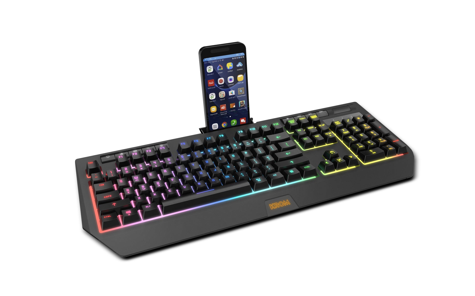 Teclado Gamer Krom Kuma Rgb Negro – imagen 2