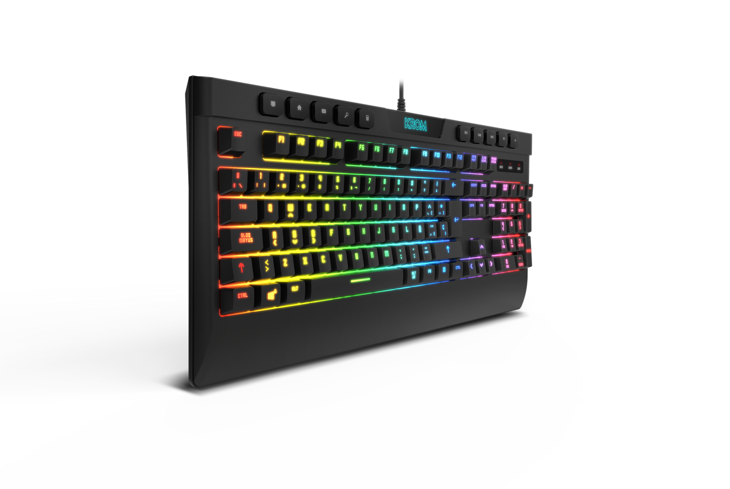 Kit Gamer 2 en 1 Krom Kalyos Rgb Teclado + Mouse Negro – imagen 4