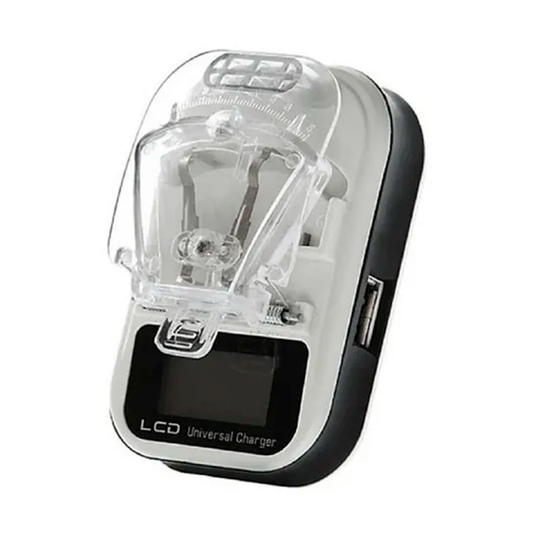 Cargador Universal De Baterías Ion-Litio con Pantalla LCD