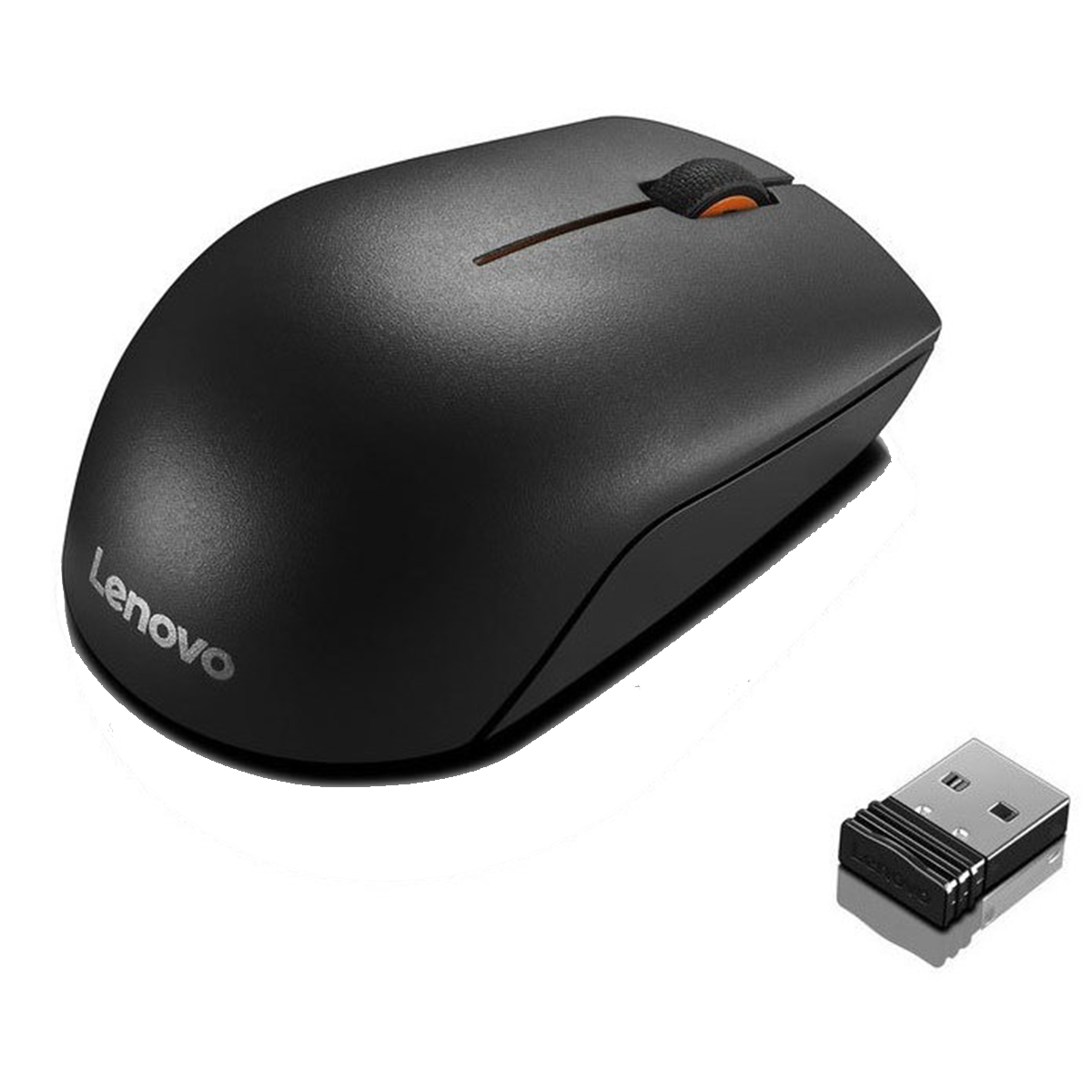 Mouse Óptico Lenovo 300 Inalámbrico Compacto Negro
