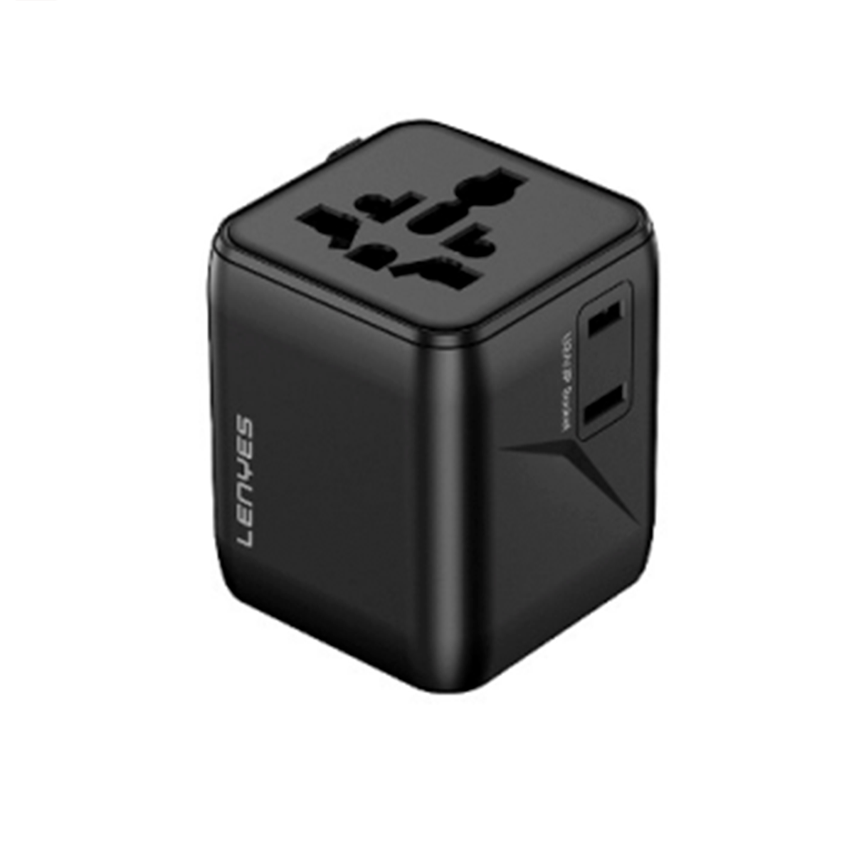 Adaptador Enchufe Universal Corriente Lenyes Lch31 25w Negro