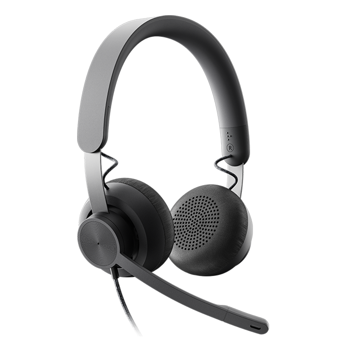 Audifono Logitech MS Zone Wired USB-C USB-A Pc Negro