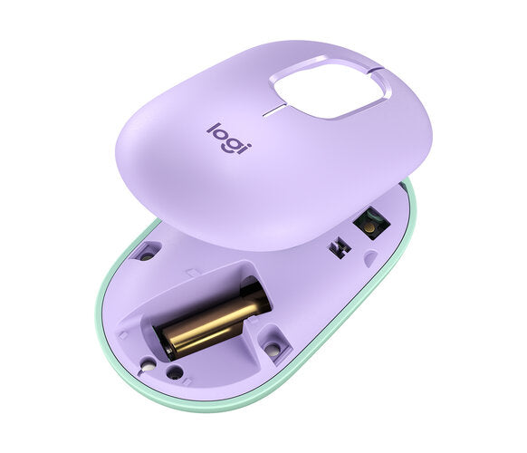 Mouse Bluetooth Logitech Pop Emoji Morado – imagen 3