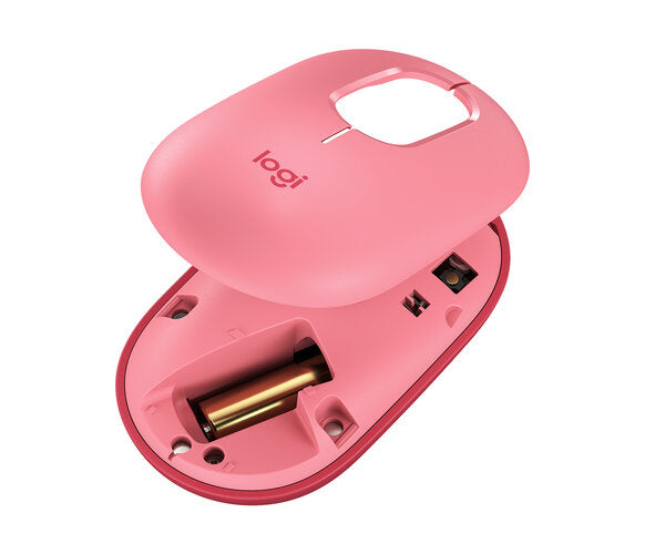 Mouse Bluetooth Logitech Pop Emoji Rosado – imagen 3