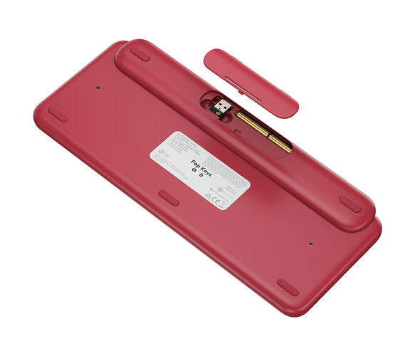 Teclado Mecanico Bluetooth Logitech Pop Keys Mini Coral Rose – imagen 2