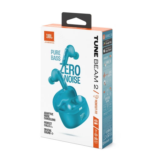 Audifonos In Ear Bluetooth Jbl Tune Beam 2 Celeste – imagen 3