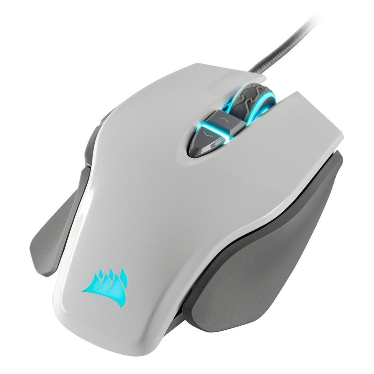 Mouse Gamer Corsair M65 Rgb Elite 18000 Dpi Blanco