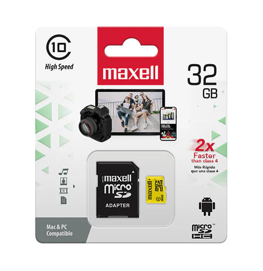 Memoria Micro Sd 32 Gb Maxell Clase 10 – imagen 3
