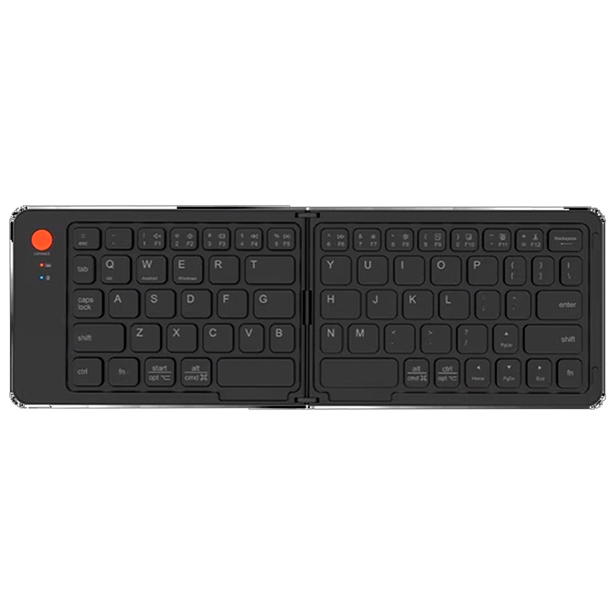 Teclado Mini Plegable Con Bateria Recargable Meetion Btk001 Negro