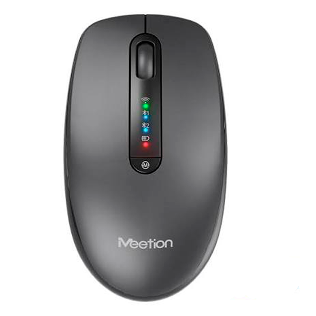 Mouse Inalámbrico Silencioso Meetion BTM100R Dual 2.4G + Bluetooth Negro