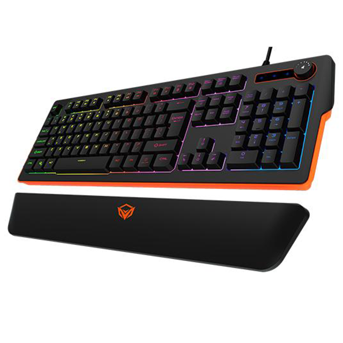 Teclado Gamer Meetion MT-K9520 Rgb Español Negro