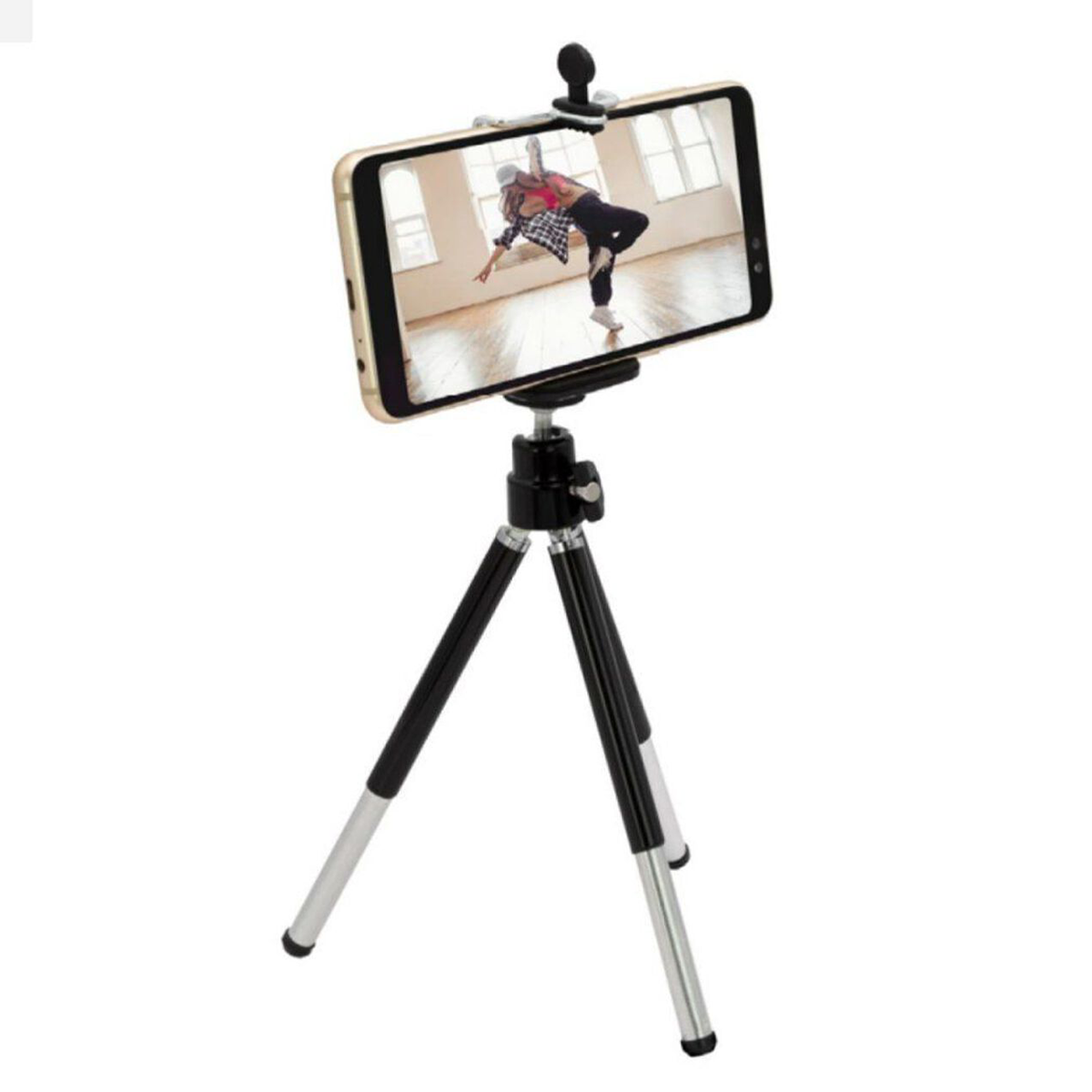 Soporte Tripode Celular Metalico Regulable Philco Negro