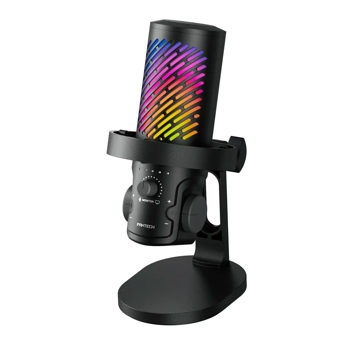 Micrófono Gamer Streaming Fantech Leviosa Aura Mcx04 Negro