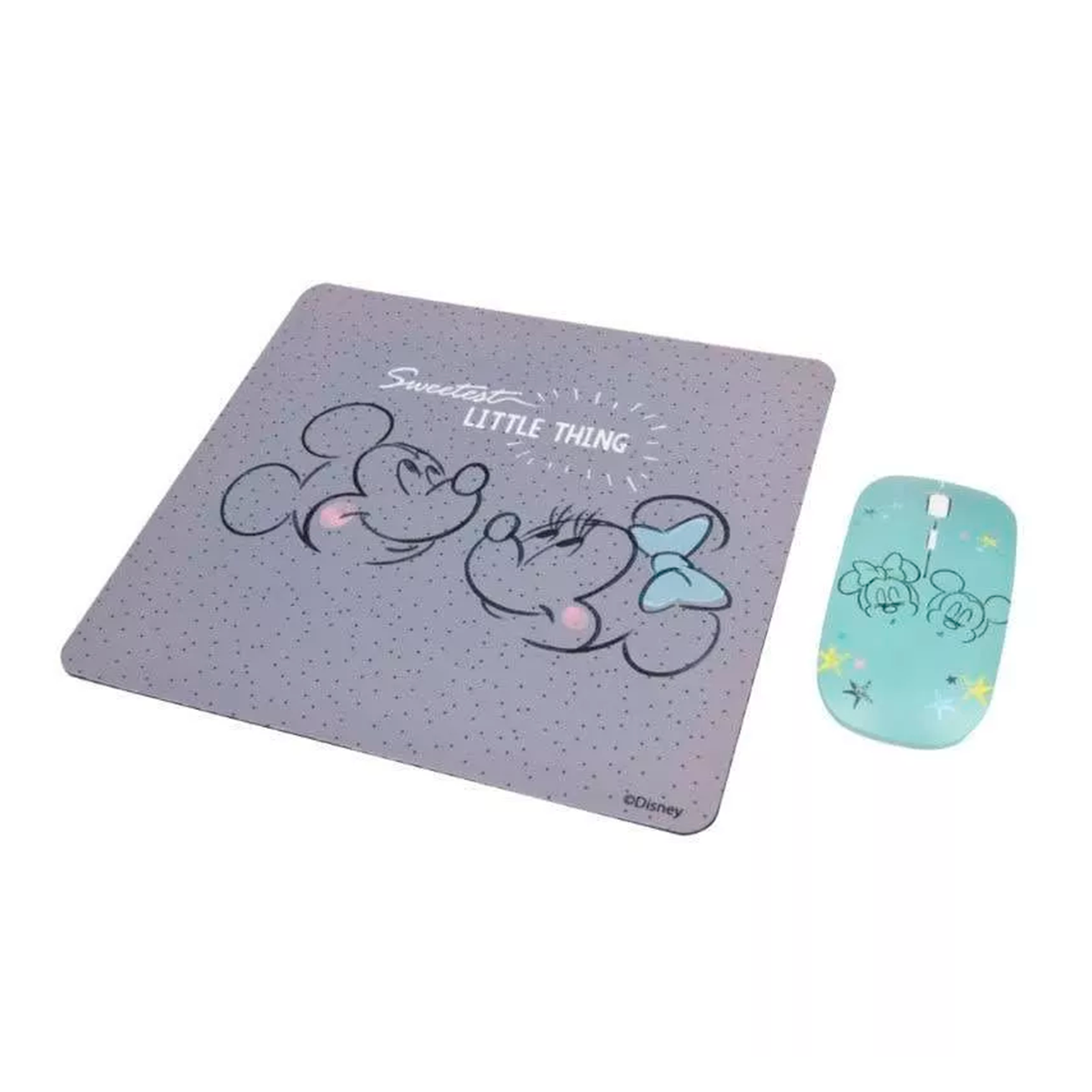 Kit Mouse Inalámbrico + Mousepad Disney Mickey 2