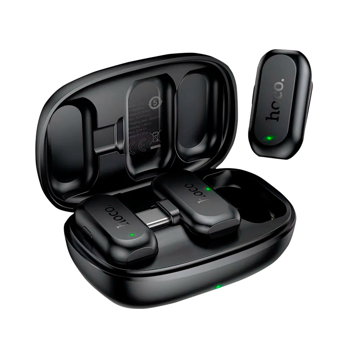 Microfono Externo Inalambrico Enc Smar IA Dual Tipo C Hoco L26 Negro