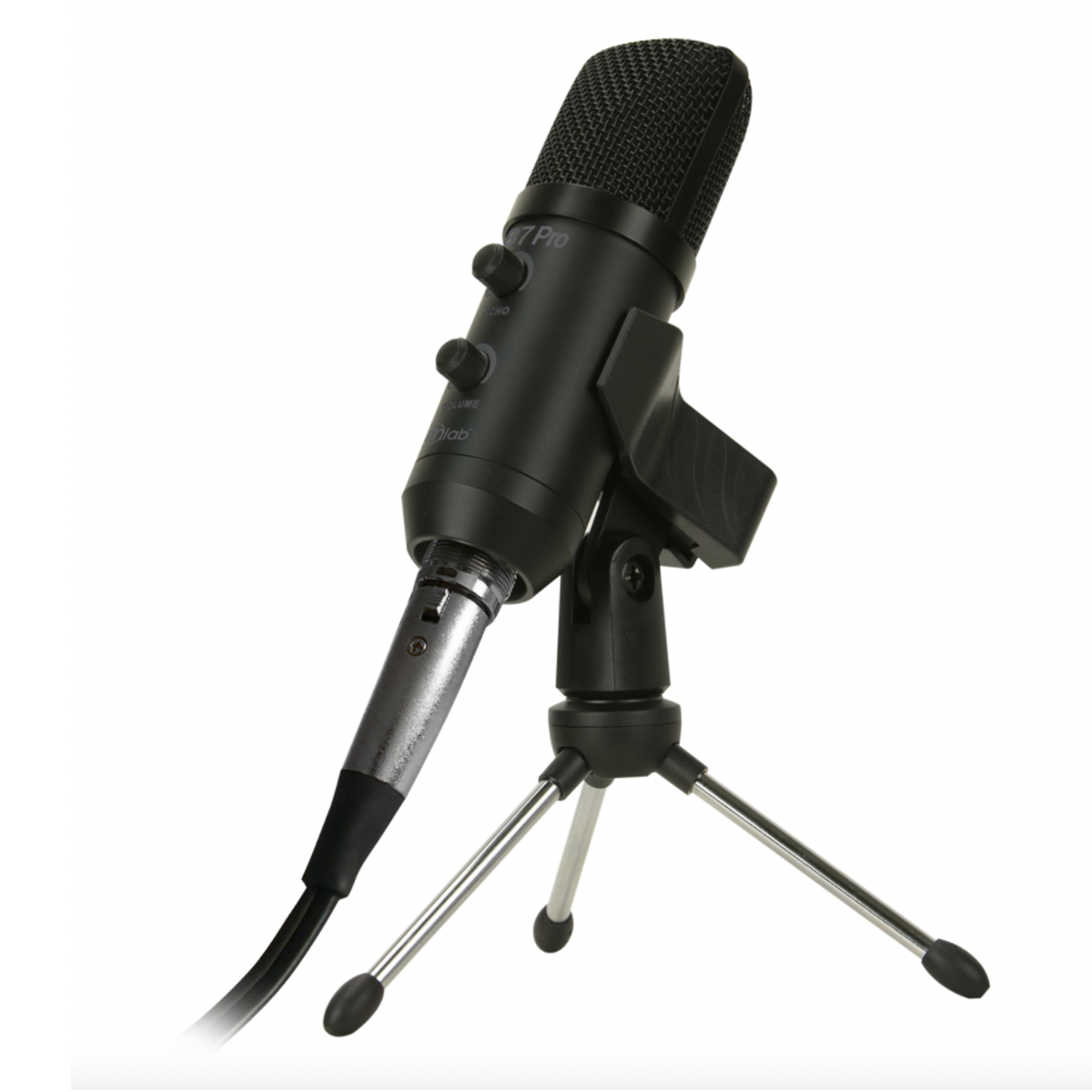 Kit Micrófono Condensador Streaming B7-Pro Microlab Negro