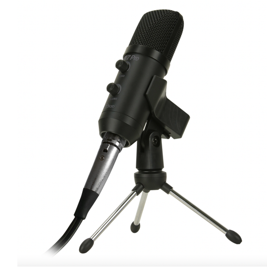 Kit Micrófono Condensador Streaming B7-Pro Microlab Negro