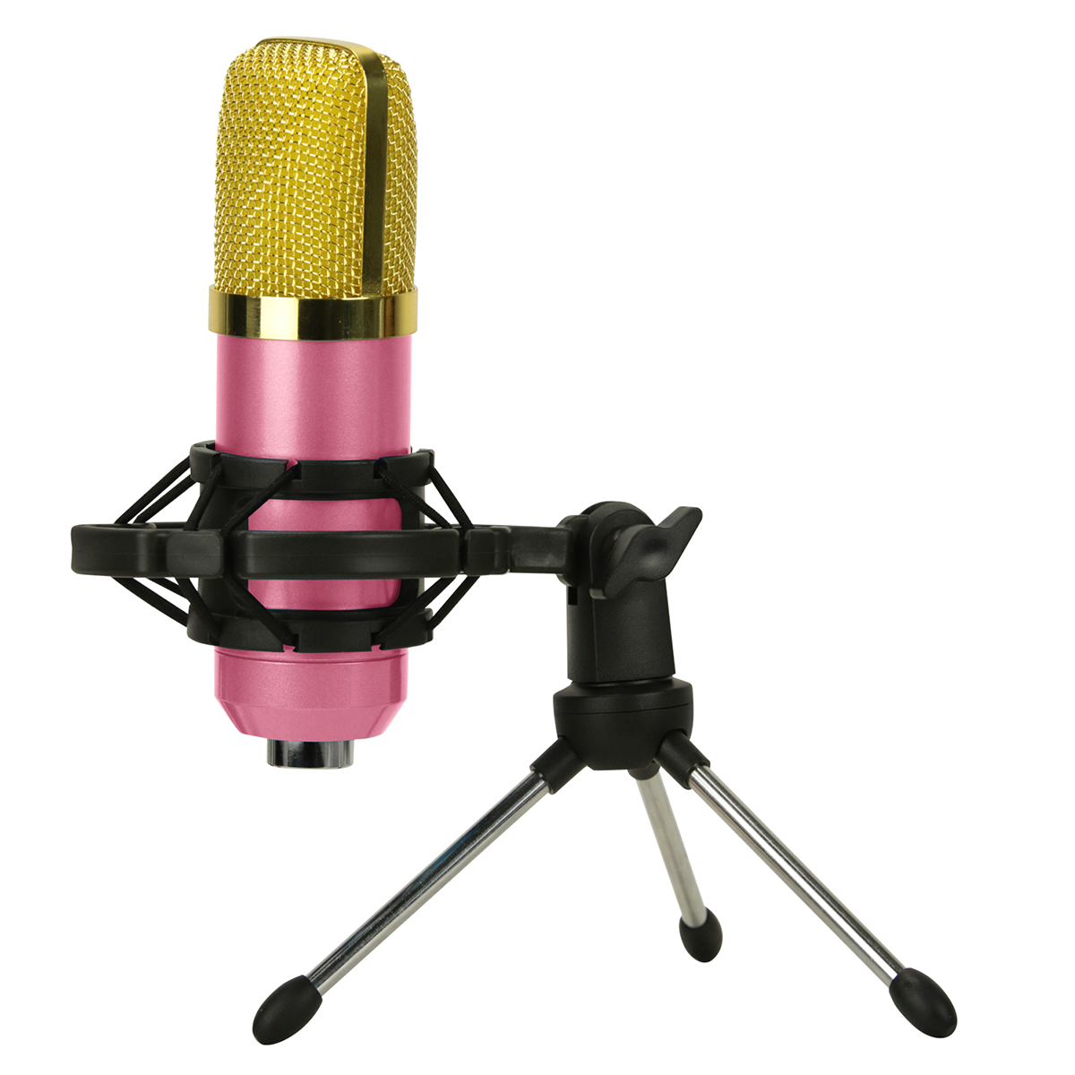 Kit Microfono Gamer Condensador Streaming B2 3DFX Rosado