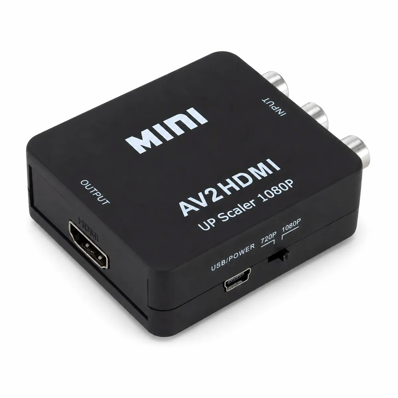Mini Convertidor AV a HDMI - packaging frontal