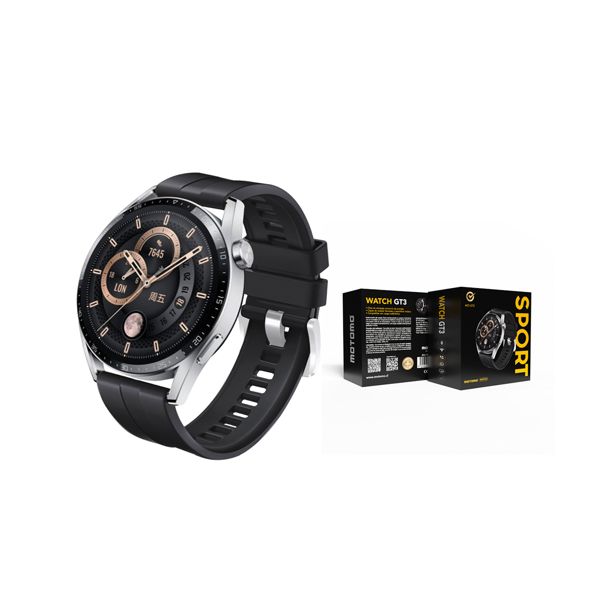 Reloj Smartwatch Motomo Bluetooth Motomo Mo-G13 Negro – imagen 3
