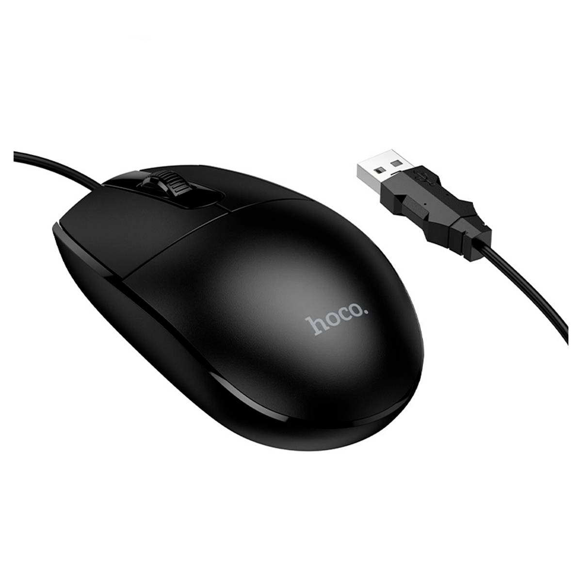 Mouse Con Cable Hoco Gm50 1000 Dpi Negro