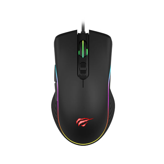 Mouse Gamer Gamenote Ms1006 3200dpi Rgb Negro