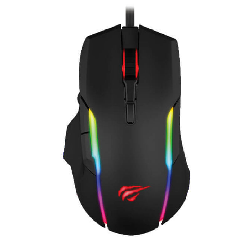 Mouse Gamer Gamenote Ms1012a 4800dpi Rgb Negro – imagen 2