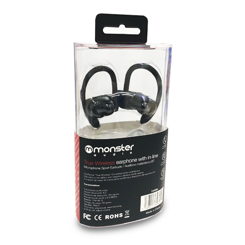 Audifonos Bluetooth Monster True Tw8 Premium Negro – imagen 4