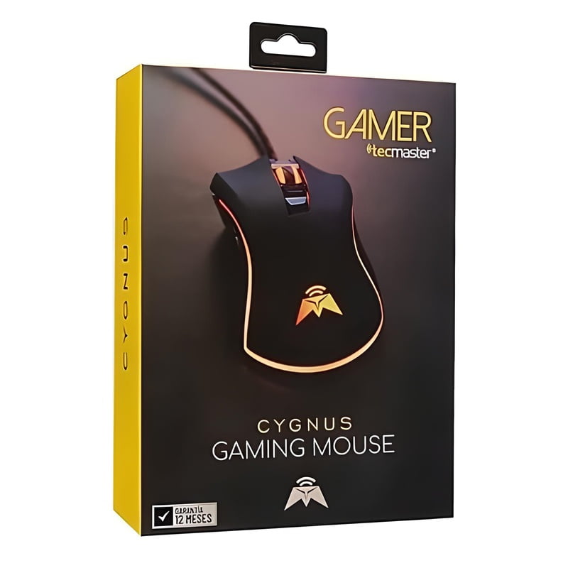 Mouse Gamer Tecmaster TM-400509 Rgb 3200 Dpi Negro – imagen 2