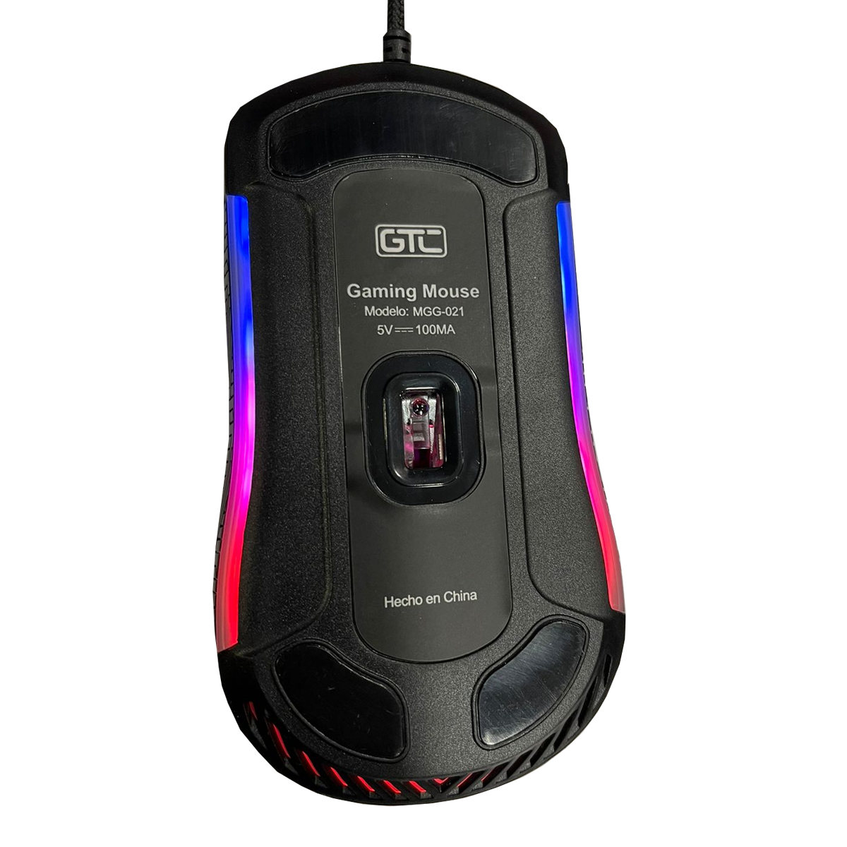 Mouse Gamer Gtc Mgg-021 6400dpi Rgb Negro – imagen 3