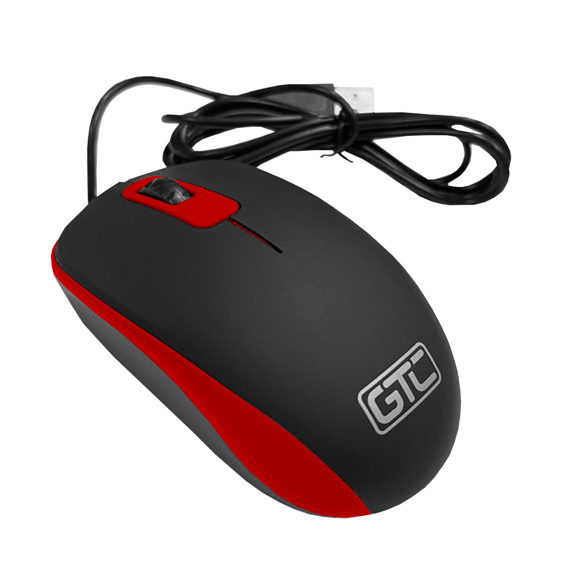 Mouse Optico Gtc Usb Mog-200 Rojo – imagen 2