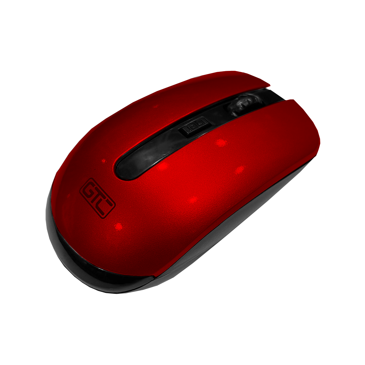 Mouse Inalámbrico Gtc MIG-121 1600dpi Rojo – imagen 3