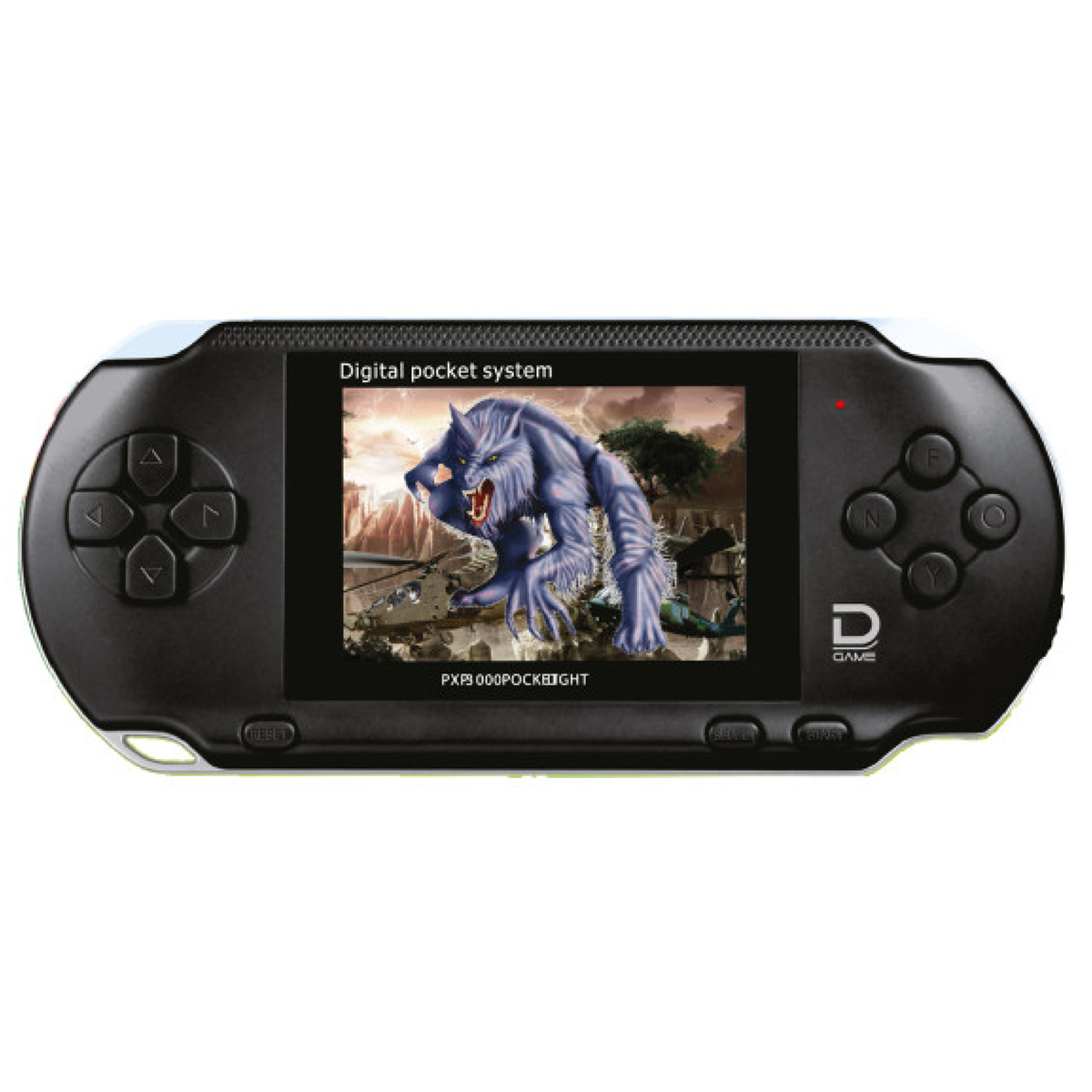 Consola Portatil Recargable Pantalla 2.8' 1 Gb Datacom Negro