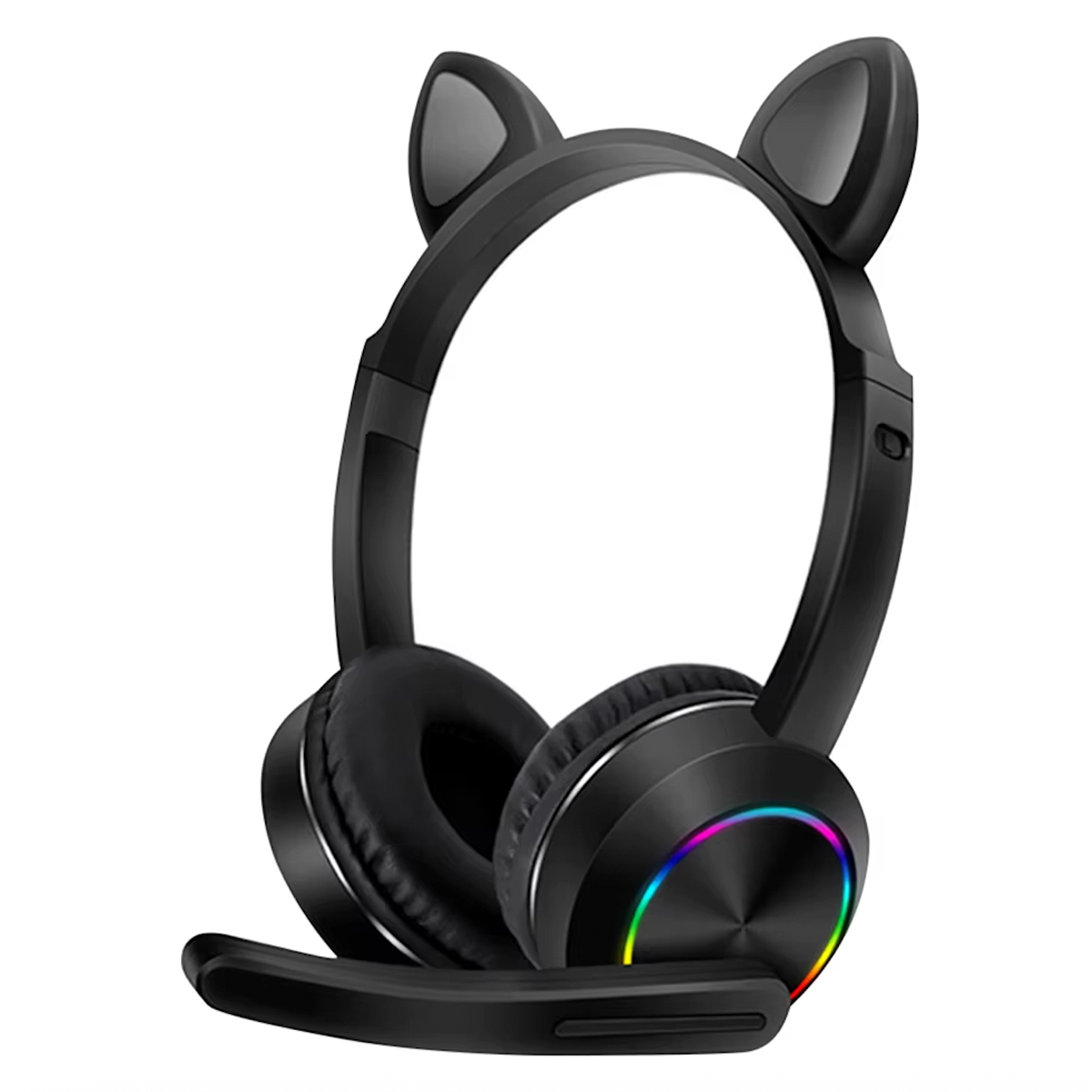 Audífonos Headset Bluetooth Led Akz-k23 Negro