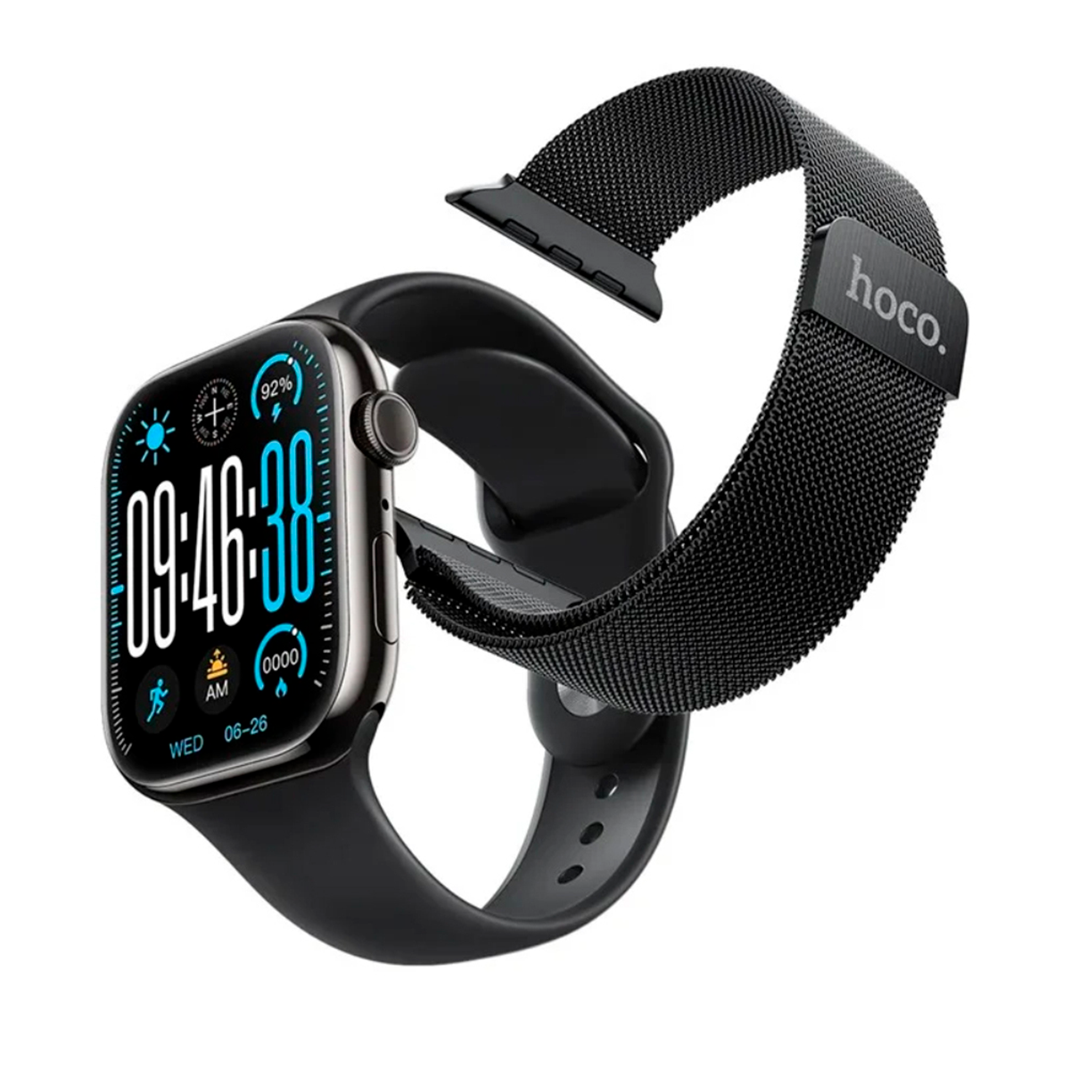 Reloj Smartwatch Hoco Y42 Bluetooth Ipx6 Tft Negro – imagen 3