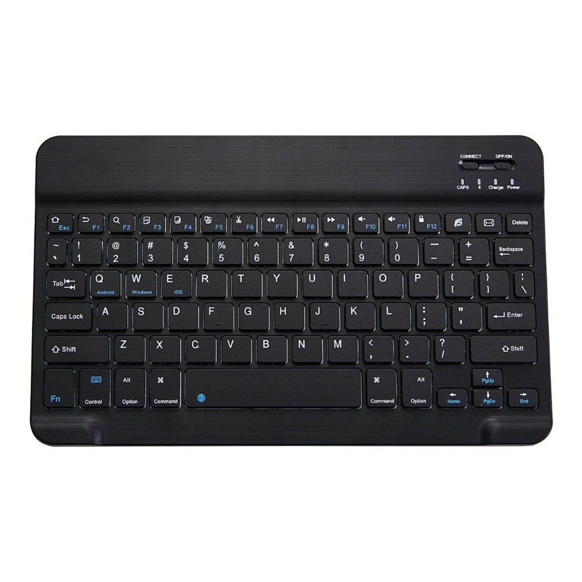 Teclado Bluetooth Recargable 10 Pulgadas Español Negro