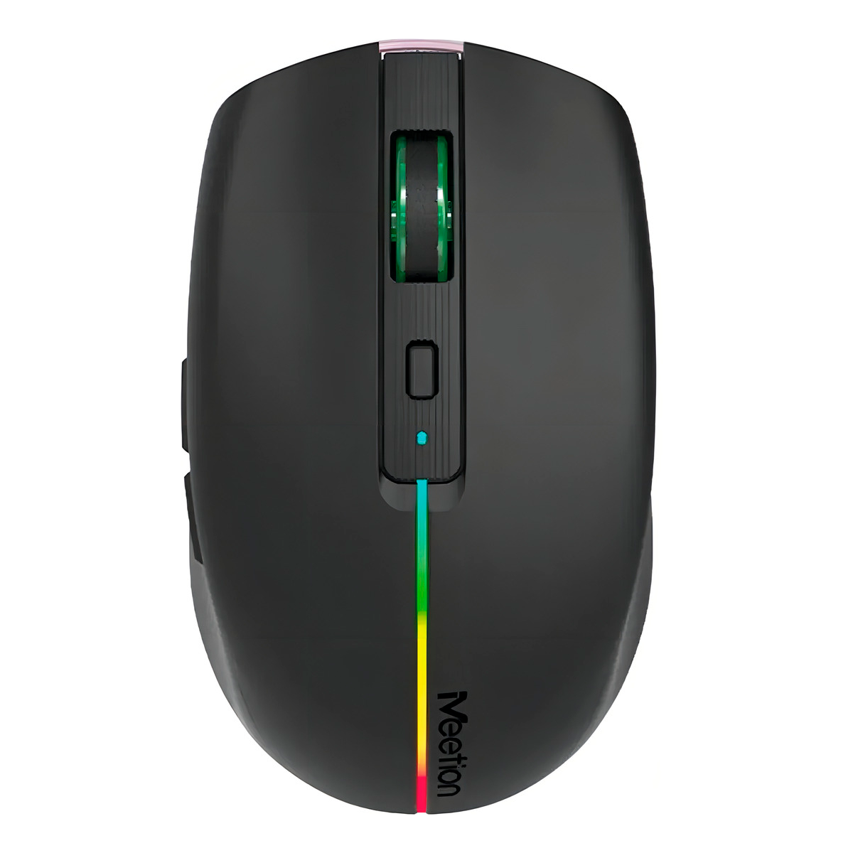 Mouse Vertical Dual Wireless Bluetooth Meetion Btm002 Negro