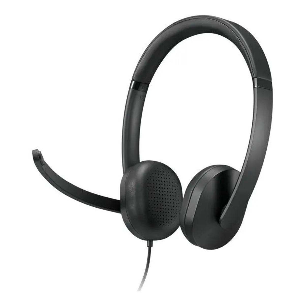 Audifonos Con Cable Lenovo Tipo C Y Usb Voip 5000 Negro