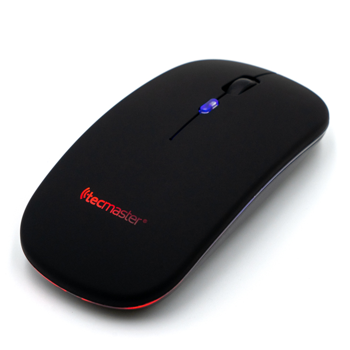 Mouse Dual Recargable Inalámbrico Bluetooth Tecmaster Negro