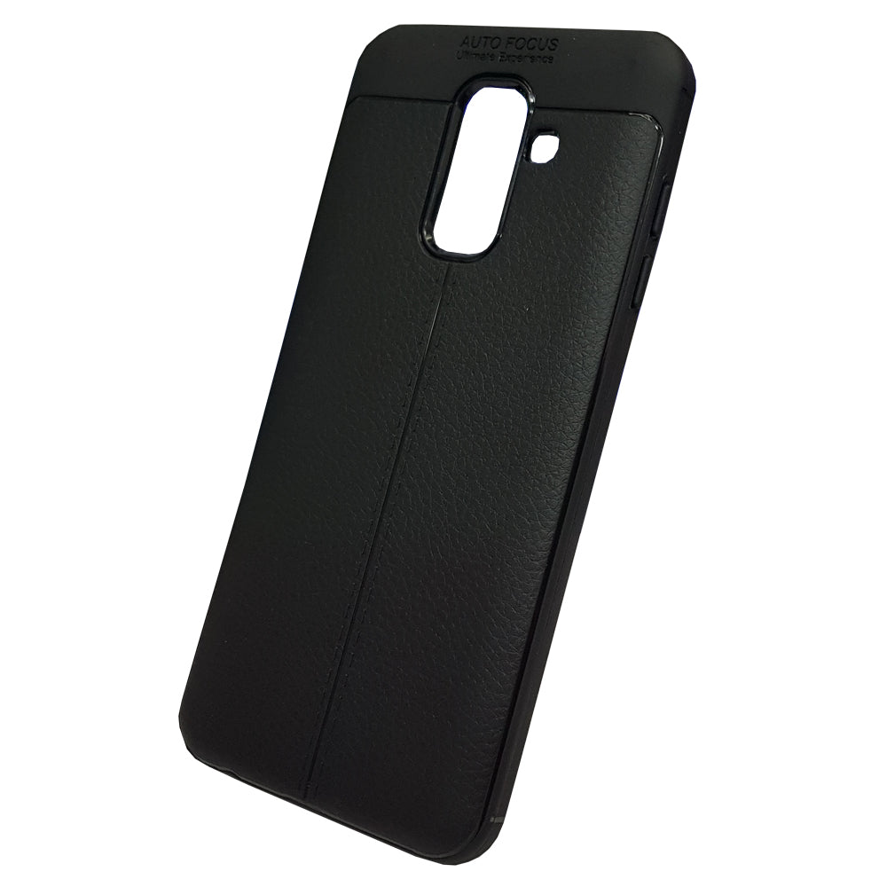 Samsung Galaxy J8 2018 Carcasa Tpu Tipo Cuero