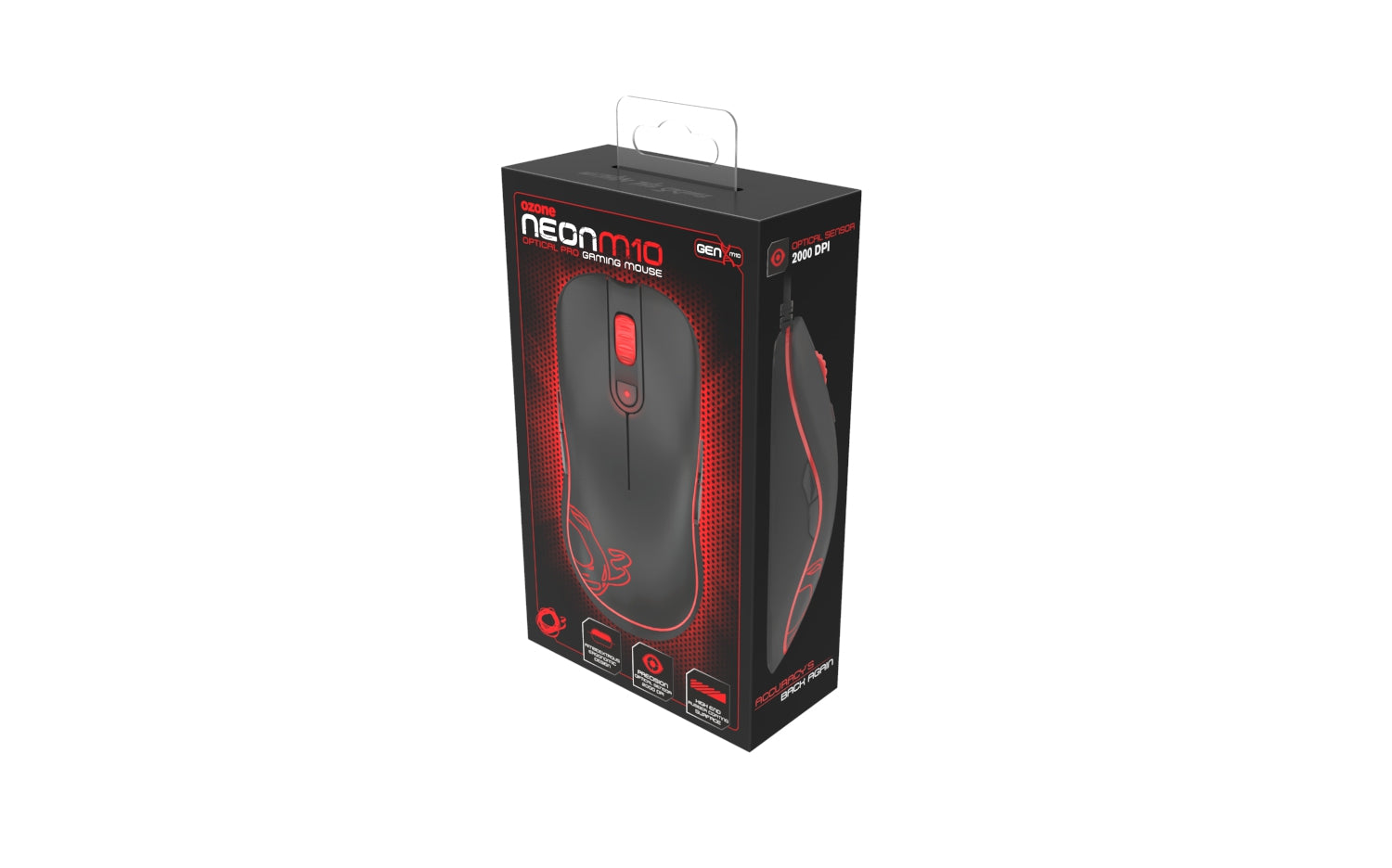 Mouse Gamer Neon M10 Ozone – imagen 4
