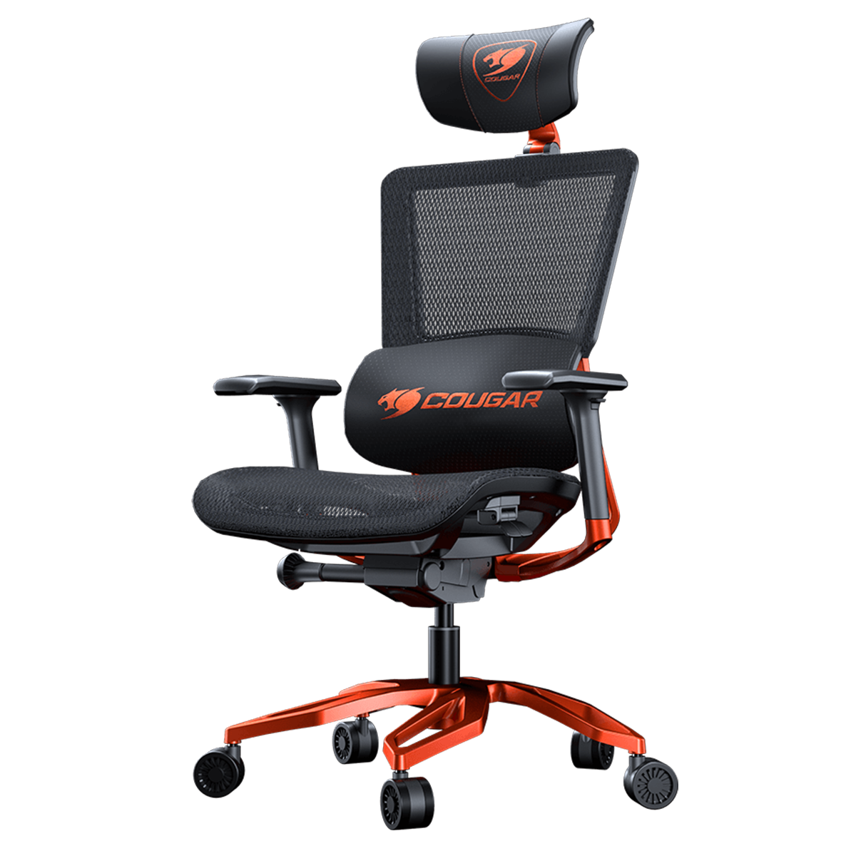 Silla Gamer Profesional Cougar Argo Negro Naranjo