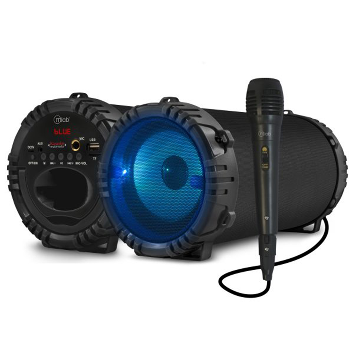 Parlante Bluetooth Karaoke Microlab Zukakaraoke 7582 Negro