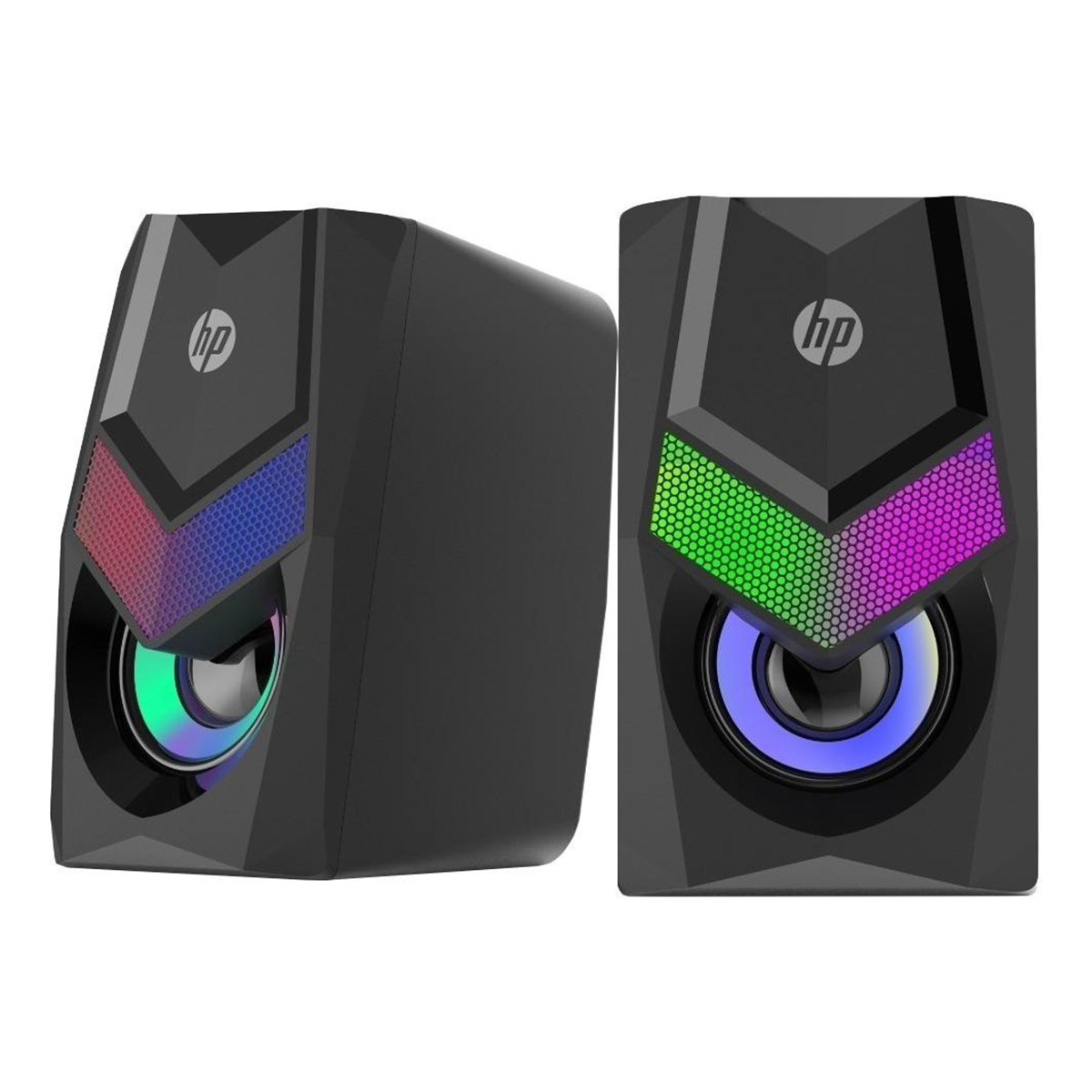 Parlantes Gamer Hp Dhe-6000 6w Stereo Rgb Negro